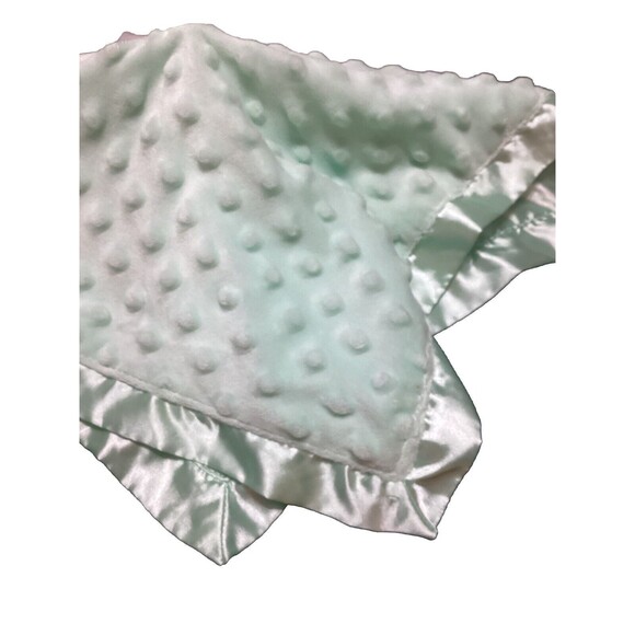 Carter's Lovey Elephant Security Blanket Sweet Little One Mint Green Satin Trim - Picture 9 of 9